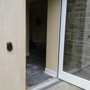 Levland Ltd - Auto Door (Out) with keypad and prox reader