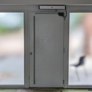 Levland Ltd - Ext Auto Door with Laser Sensors